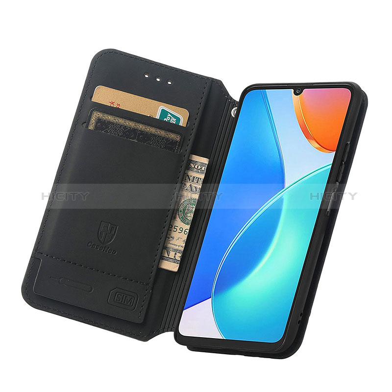 Funda de Cuero Cartera con Soporte Patron de Moda Carcasa S02D para Huawei Honor X7