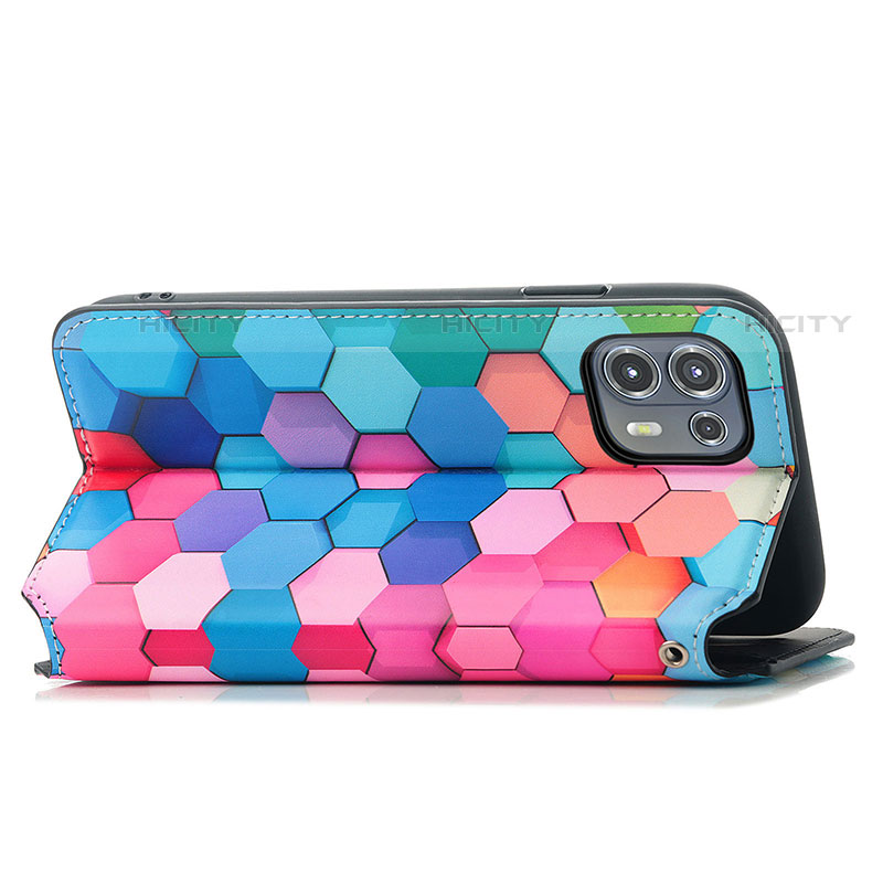 Funda de Cuero Cartera con Soporte Patron de Moda Carcasa S02D para Motorola Moto Edge 20 Lite 5G