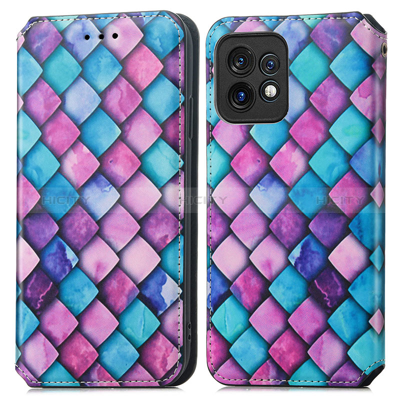 Funda de Cuero Cartera con Soporte Patron de Moda Carcasa S02D para Motorola Moto Edge 40 Pro 5G