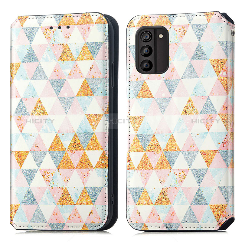 Funda de Cuero Cartera con Soporte Patron de Moda Carcasa S02D para Nokia G100