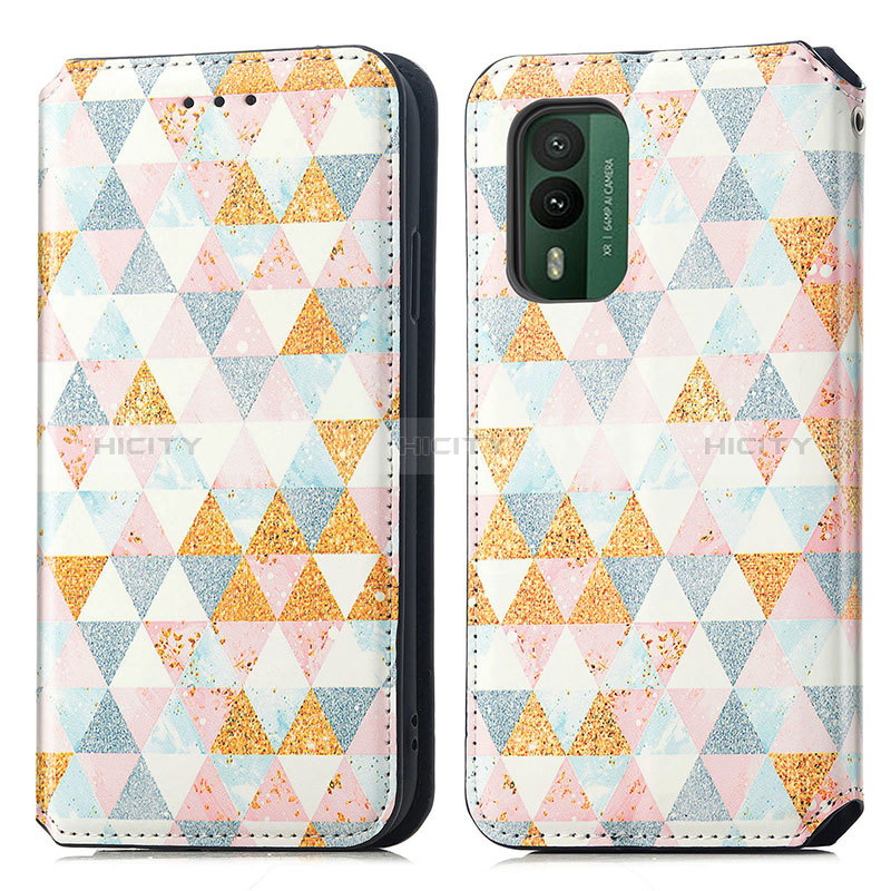 Funda de Cuero Cartera con Soporte Patron de Moda Carcasa S02D para Nokia XR21