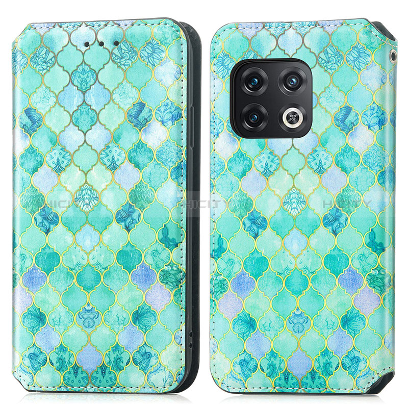 Funda de Cuero Cartera con Soporte Patron de Moda Carcasa S02D para OnePlus 10 Pro 5G