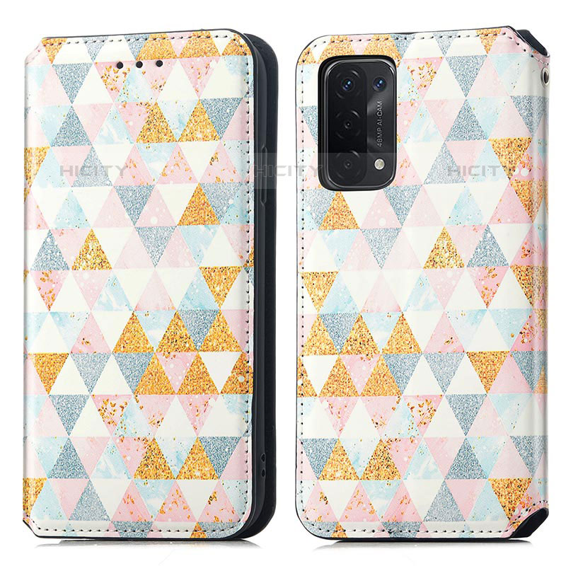 Funda de Cuero Cartera con Soporte Patron de Moda Carcasa S02D para OnePlus Nord N200 5G