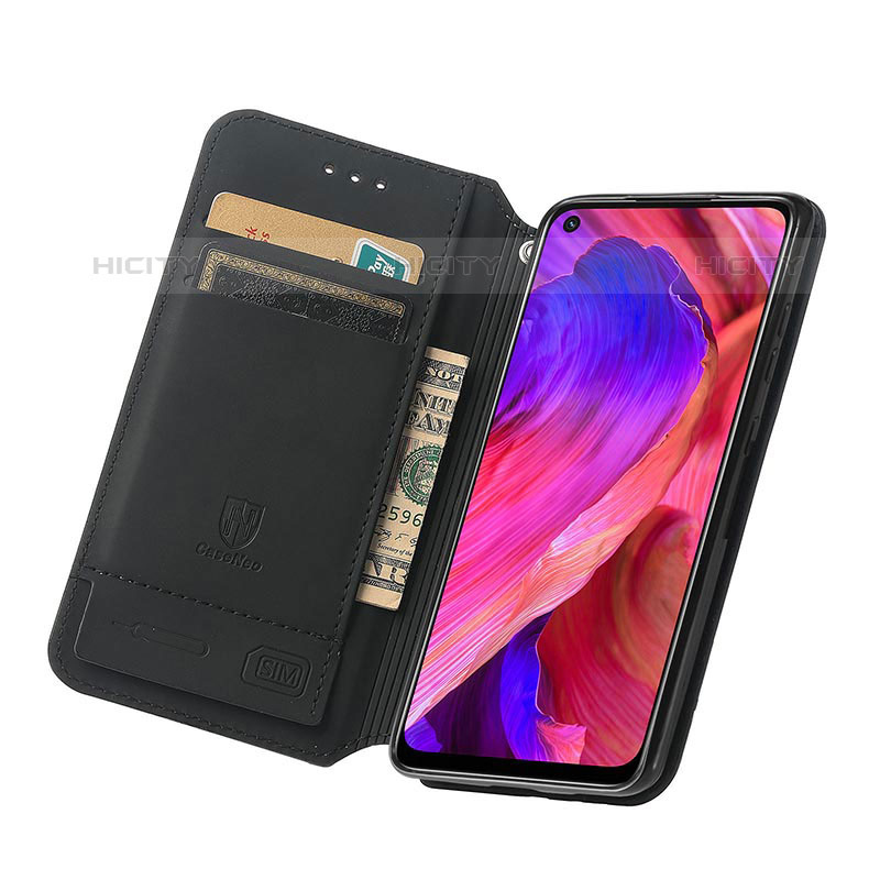 Funda de Cuero Cartera con Soporte Patron de Moda Carcasa S02D para Oppo A93 5G