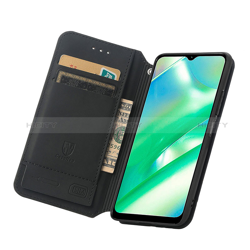 Funda de Cuero Cartera con Soporte Patron de Moda Carcasa S02D para Realme C33 (2023)