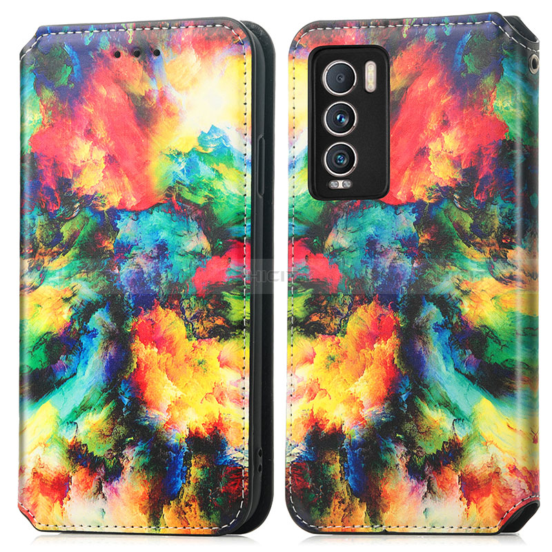 Funda de Cuero Cartera con Soporte Patron de Moda Carcasa S02D para Realme GT Master Explorer 5G Multicolor