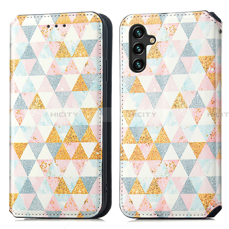 Funda de Cuero Cartera con Soporte Patron de Moda Carcasa S02D para Samsung Galaxy A13 5G