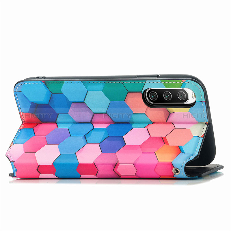 Funda de Cuero Cartera con Soporte Patron de Moda Carcasa S02D para Sony Xperia 10 IV SO-52C