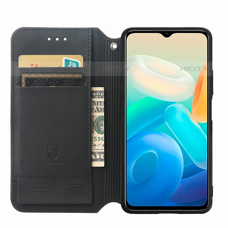 Funda de Cuero Cartera con Soporte Patron de Moda Carcasa S02D para Vivo iQOO Z6 Lite 5G