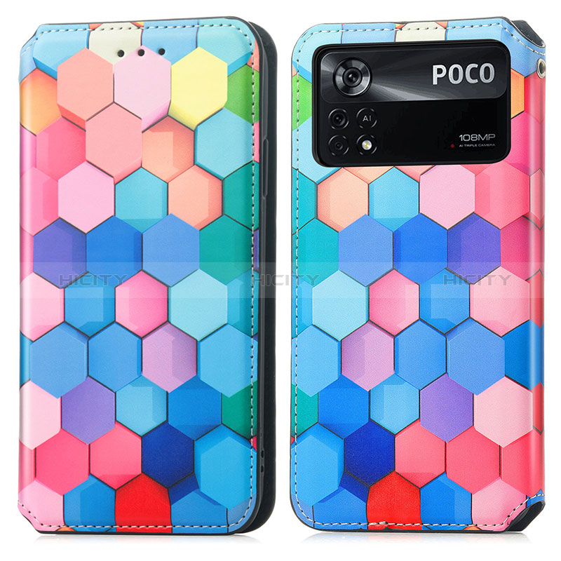 Funda de Cuero Cartera con Soporte Patron de Moda Carcasa S02D para Xiaomi Poco X4 Pro 5G