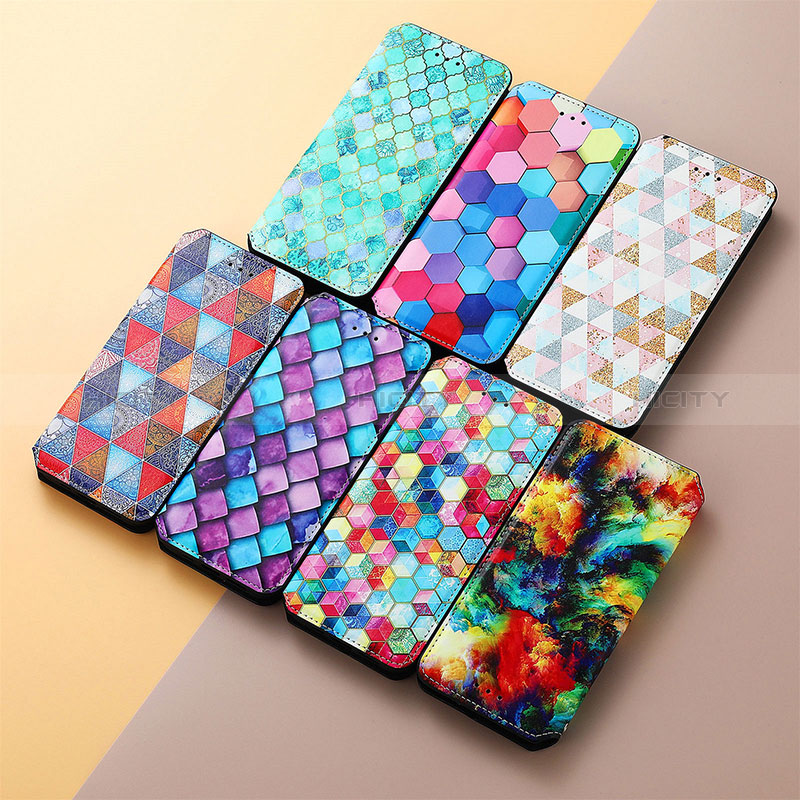 Funda de Cuero Cartera con Soporte Patron de Moda Carcasa S02D para Xiaomi Redmi 9A