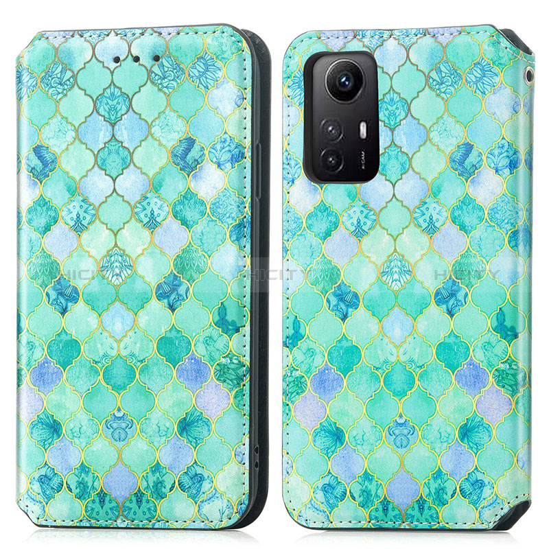 Funda de Cuero Cartera con Soporte Patron de Moda Carcasa S02D para Xiaomi Redmi Note 12S