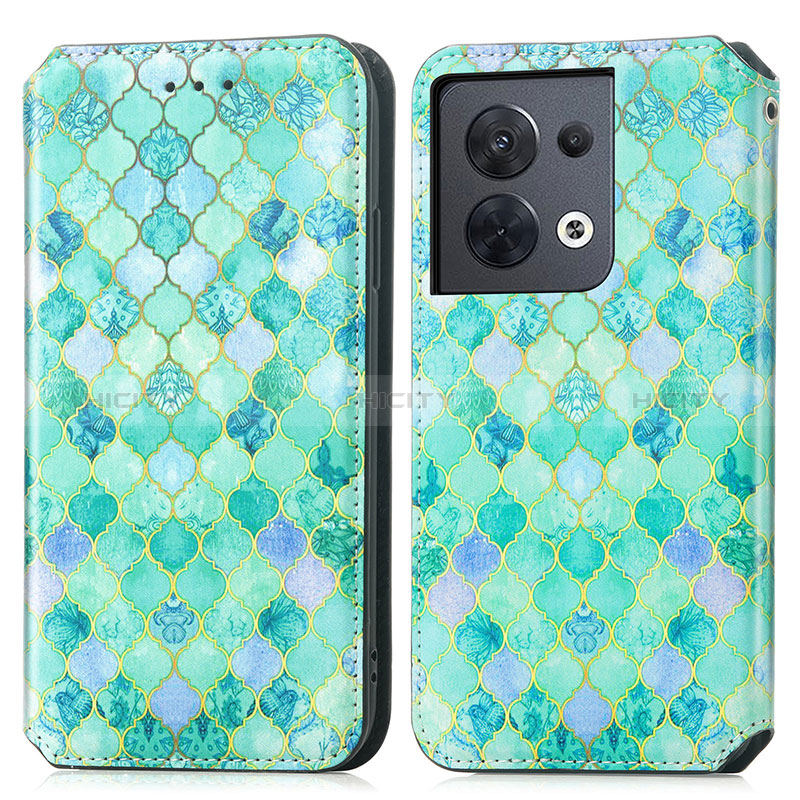 Funda de Cuero Cartera con Soporte Patron de Moda Carcasa S02D para Xiaomi Redmi Note 13 5G