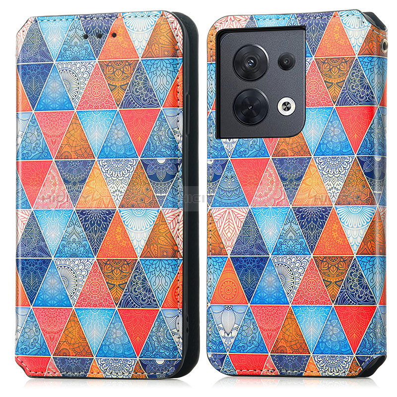 Funda de Cuero Cartera con Soporte Patron de Moda Carcasa S02D para Xiaomi Redmi Note 13 5G