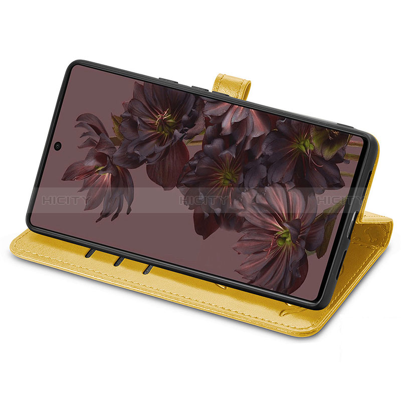 Funda de Cuero Cartera con Soporte Patron de Moda Carcasa S03D para Google Pixel 7 5G