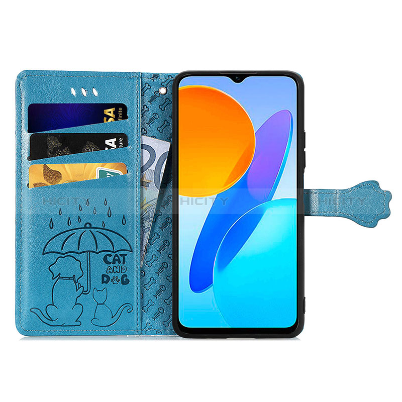 Funda de Cuero Cartera con Soporte Patron de Moda Carcasa S03D para Huawei Honor X6