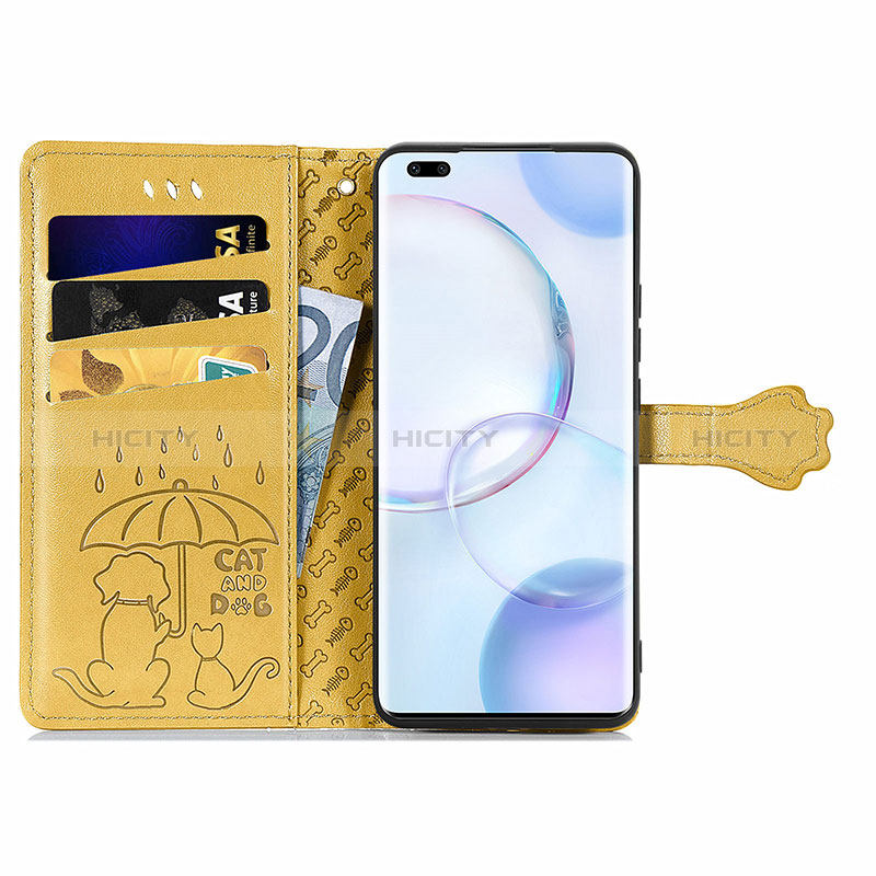 Funda de Cuero Cartera con Soporte Patron de Moda Carcasa S03D para Huawei Nova 9 Pro