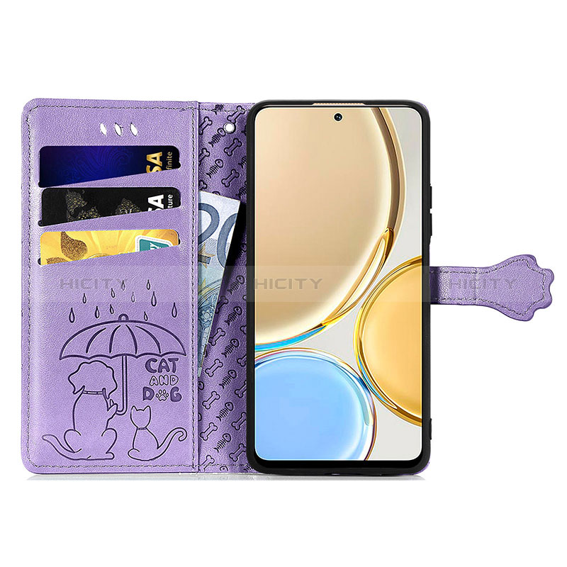 Funda de Cuero Cartera con Soporte Patron de Moda Carcasa S03D para Huawei Nova Y90