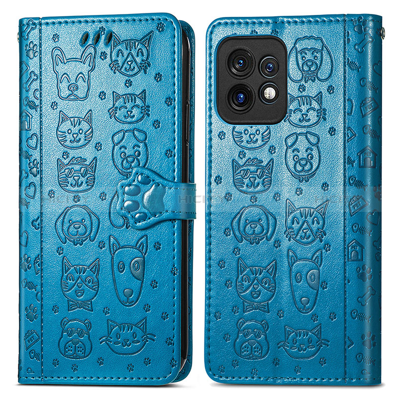 Funda de Cuero Cartera con Soporte Patron de Moda Carcasa S03D para Motorola Moto Edge Plus (2023) 5G