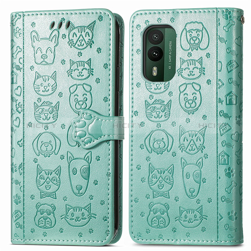 Funda de Cuero Cartera con Soporte Patron de Moda Carcasa S03D para Nokia XR21