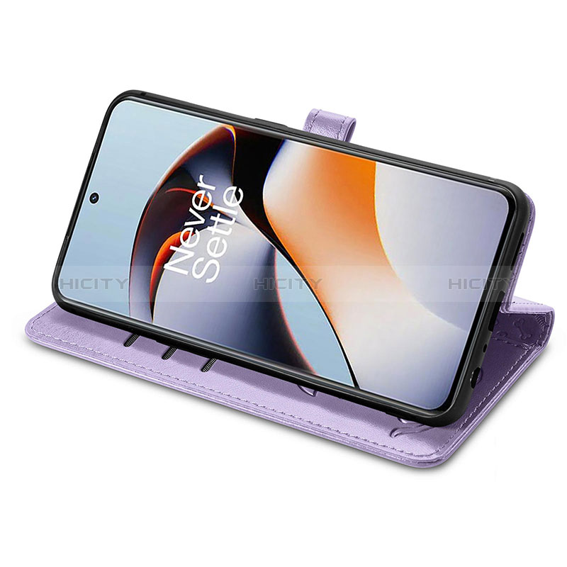 Funda de Cuero Cartera con Soporte Patron de Moda Carcasa S03D para OnePlus Ace 2 5G