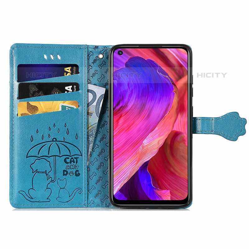 Funda de Cuero Cartera con Soporte Patron de Moda Carcasa S03D para OnePlus Nord N200 5G