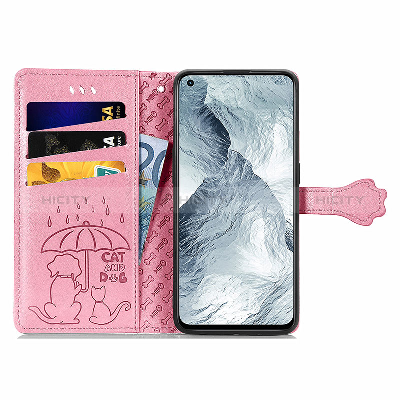 Funda de Cuero Cartera con Soporte Patron de Moda Carcasa S03D para Realme GT Master 5G