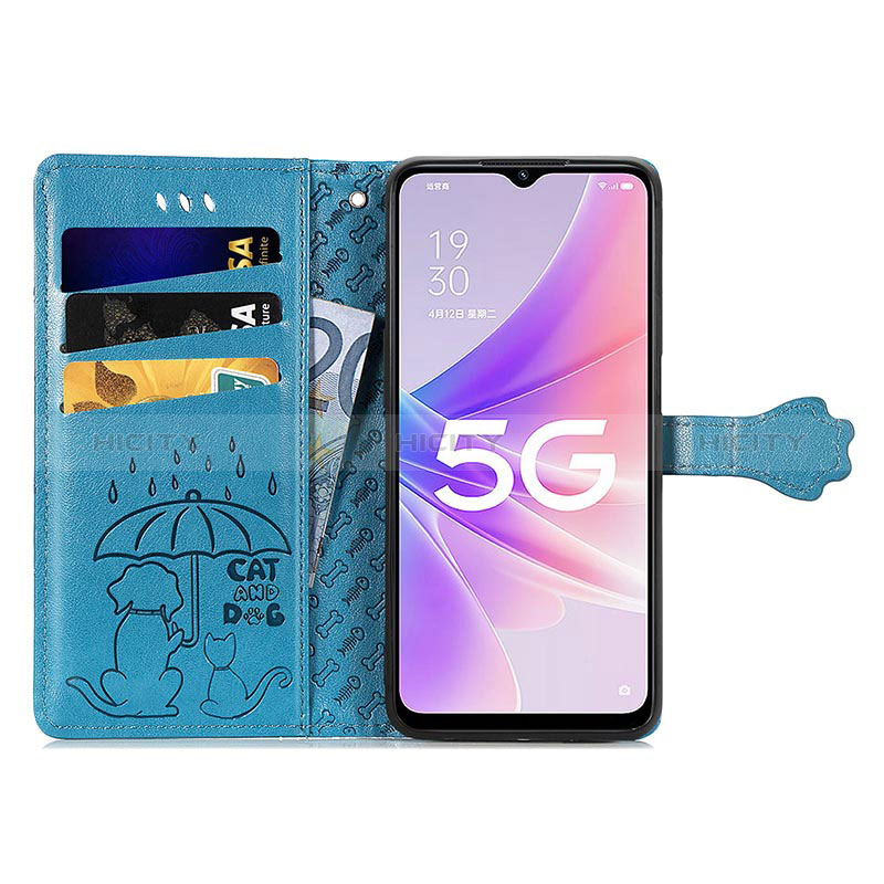 Funda de Cuero Cartera con Soporte Patron de Moda Carcasa S03D para Realme Q5i 5G