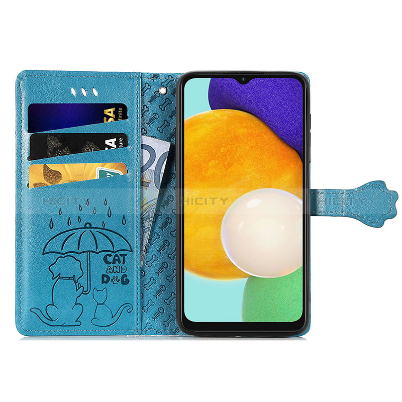 Funda de Cuero Cartera con Soporte Patron de Moda Carcasa S03D para Samsung Galaxy A04s