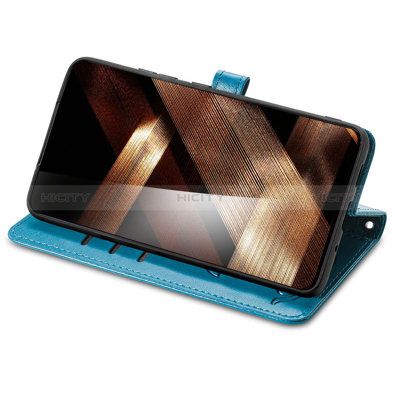 Funda de Cuero Cartera con Soporte Patron de Moda Carcasa S03D para Samsung Galaxy A35 5G