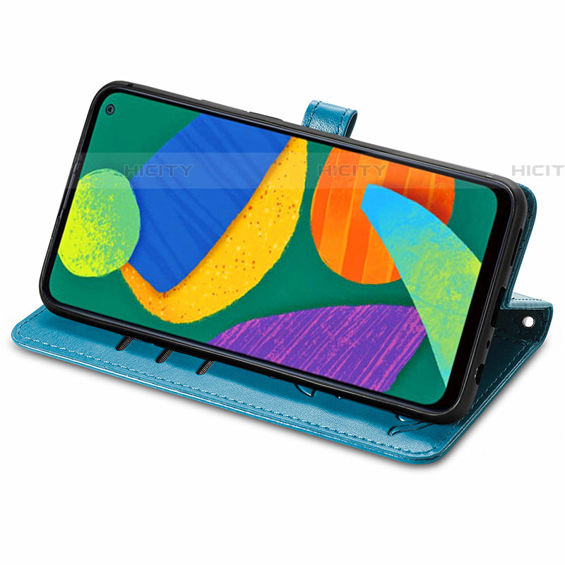 Funda de Cuero Cartera con Soporte Patron de Moda Carcasa S03D para Samsung Galaxy F52 5G