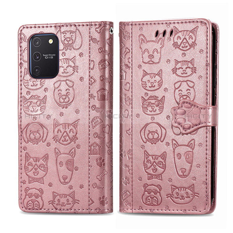 Funda de Cuero Cartera con Soporte Patron de Moda Carcasa S03D para Samsung Galaxy S10 Lite