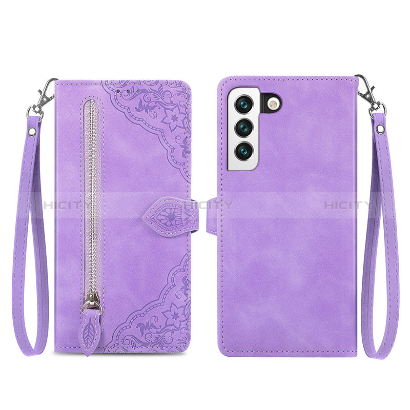 Funda de Cuero Cartera con Soporte Patron de Moda Carcasa S03D para Samsung Galaxy S24 5G