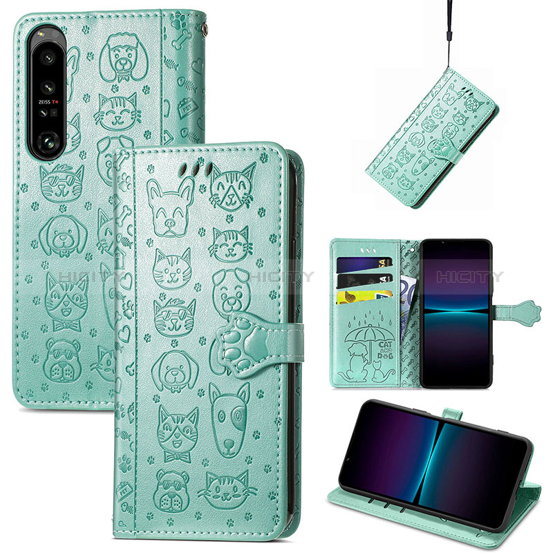 Funda de Cuero Cartera con Soporte Patron de Moda Carcasa S03D para Sony Xperia 1 IV