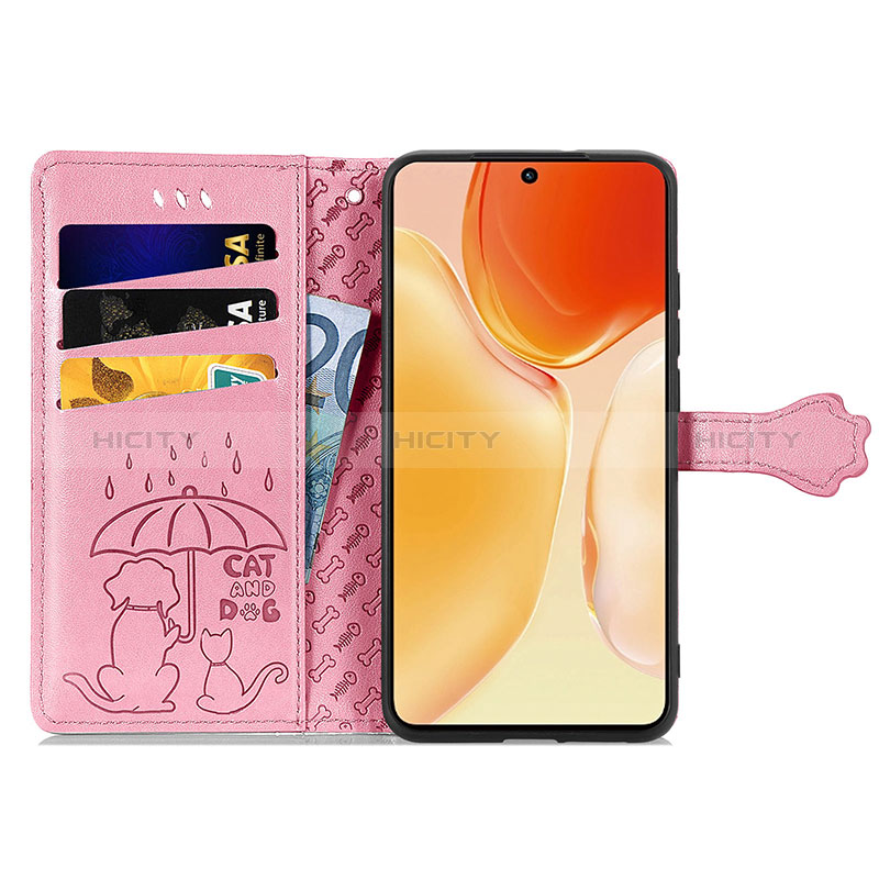 Funda de Cuero Cartera con Soporte Patron de Moda Carcasa S03D para Vivo X70 Pro 5G