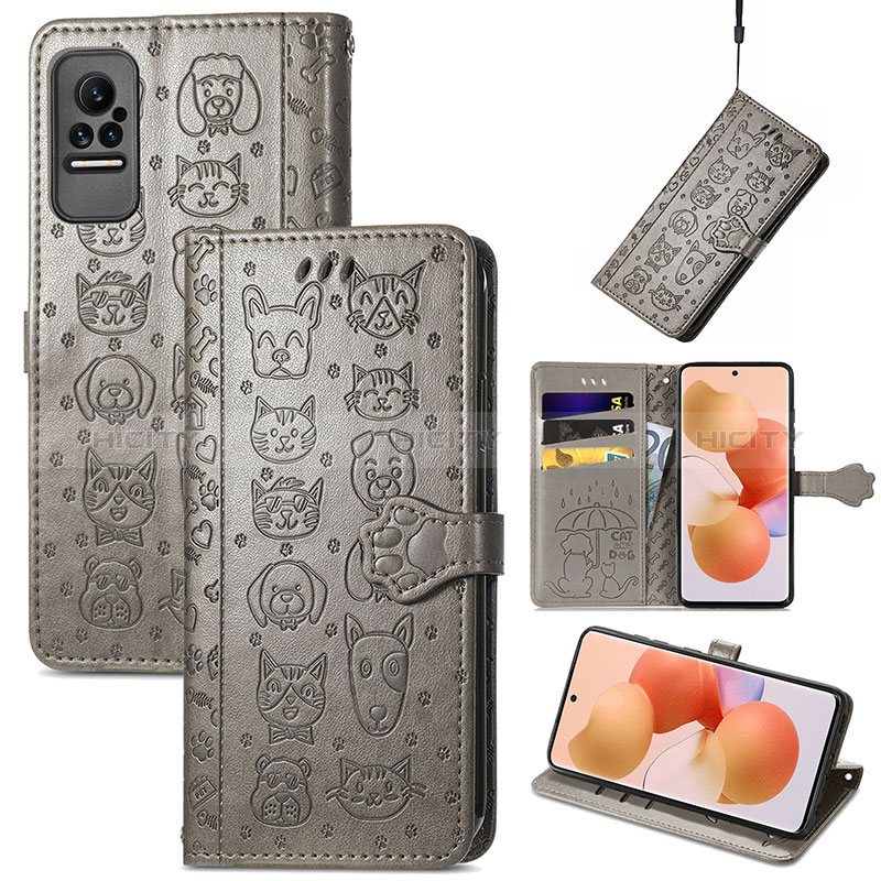 Funda de Cuero Cartera con Soporte Patron de Moda Carcasa S03D para Xiaomi Civi 5G