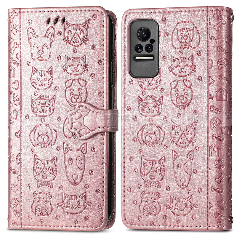 Funda de Cuero Cartera con Soporte Patron de Moda Carcasa S03D para Xiaomi Civi 5G