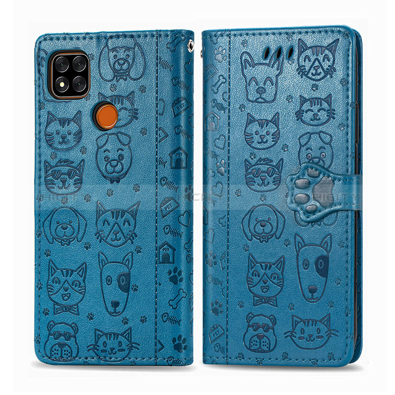 Funda de Cuero Cartera con Soporte Patron de Moda Carcasa S03D para Xiaomi POCO C31