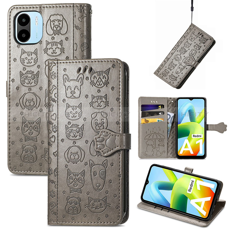 Funda de Cuero Cartera con Soporte Patron de Moda Carcasa S03D para Xiaomi Poco C51