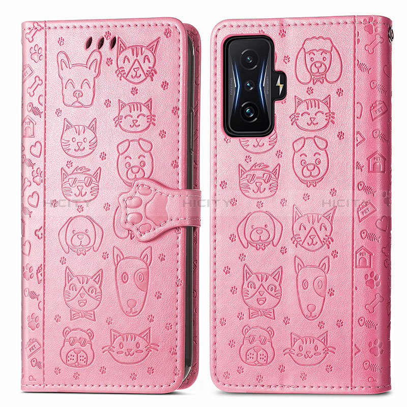 Funda de Cuero Cartera con Soporte Patron de Moda Carcasa S03D para Xiaomi Poco F4 GT 5G