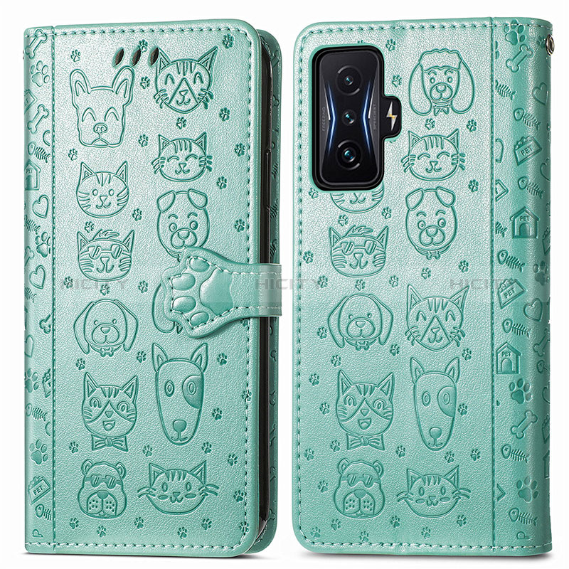 Funda de Cuero Cartera con Soporte Patron de Moda Carcasa S03D para Xiaomi Poco F4 GT 5G