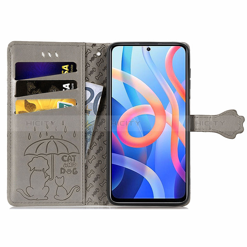 Funda de Cuero Cartera con Soporte Patron de Moda Carcasa S03D para Xiaomi Poco M4 Pro 5G