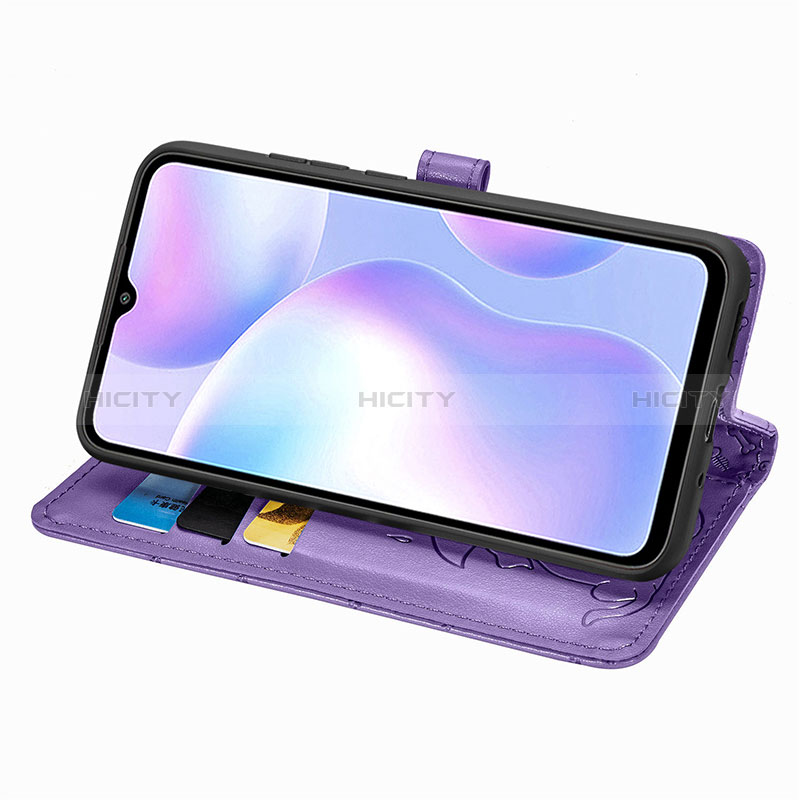 Funda de Cuero Cartera con Soporte Patron de Moda Carcasa S03D para Xiaomi Redmi 9A