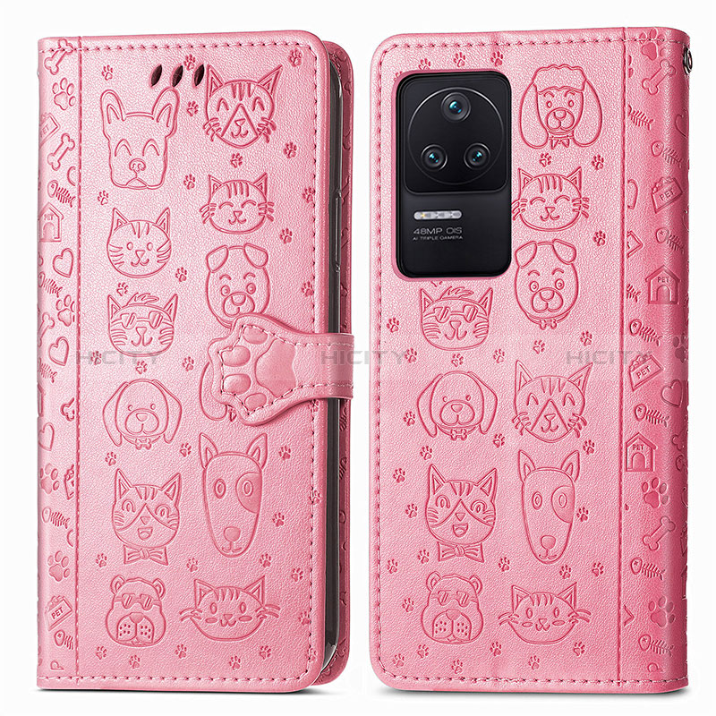 Funda de Cuero Cartera con Soporte Patron de Moda Carcasa S03D para Xiaomi Redmi K40S 5G