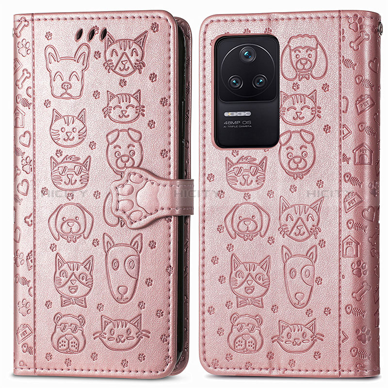 Funda de Cuero Cartera con Soporte Patron de Moda Carcasa S03D para Xiaomi Redmi K40S 5G