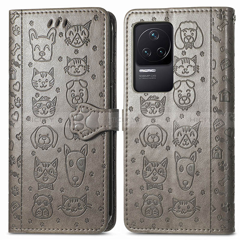 Funda de Cuero Cartera con Soporte Patron de Moda Carcasa S03D para Xiaomi Redmi K50 5G