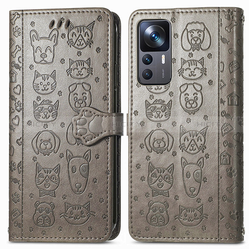 Funda de Cuero Cartera con Soporte Patron de Moda Carcasa S03D para Xiaomi Redmi K50 Ultra 5G