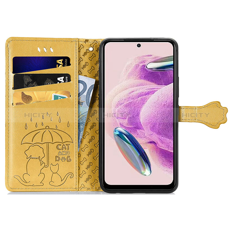 Funda de Cuero Cartera con Soporte Patron de Moda Carcasa S03D para Xiaomi Redmi Note 12S