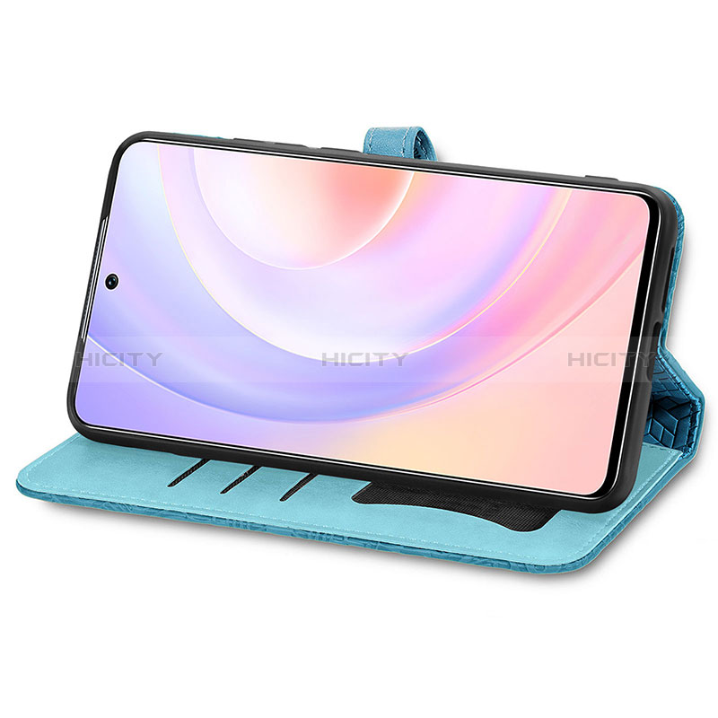 Funda de Cuero Cartera con Soporte Patron de Moda Carcasa S04D para Huawei Honor 50 SE 5G