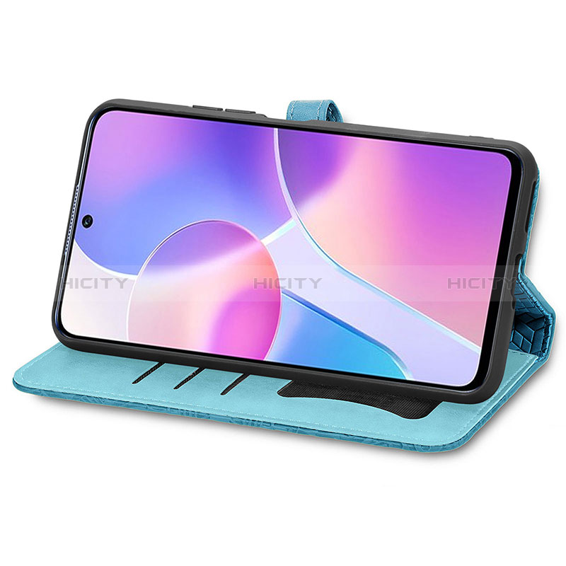 Funda de Cuero Cartera con Soporte Patron de Moda Carcasa S04D para Huawei Honor X30i